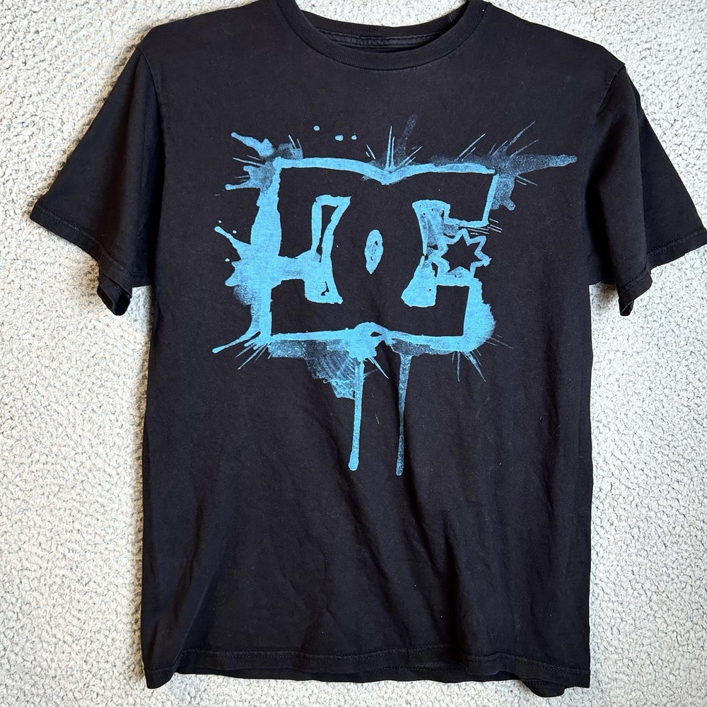 Y2K DC Skate Shoes Graphic T-shirt Mens Medium Skater Wear